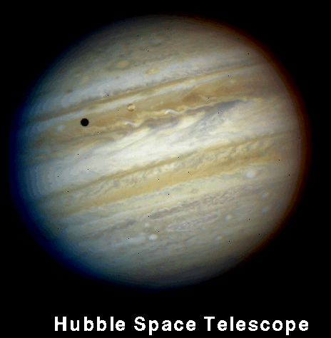 哈勃拍摄的木星