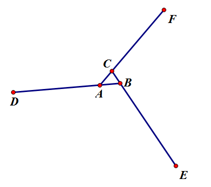 三角形的外角和 (2)